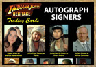 Indiana Jones Heritage Autographs advert